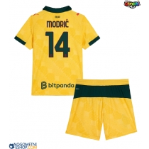 Otroški Nogometni dresi AC Milan Luka Modric #14 Tretji 2025-26 Kratek Rokav (+ Kratke hlače)